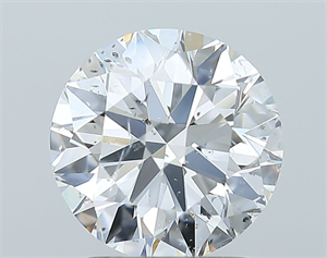 Foto Diamante Natural 2.01 quilates, Redondo , Color F, claridad I1 y certificado GIA de