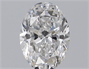 Natural Diamond 0.70 Carats, Oval with  Cut, E Color, VS2 Clarity and Certified by GIA