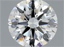 Natural Diamond 0.70 Carats, Round with Excellent Cut, F Color, VS2 Clarity and Certified by GIA