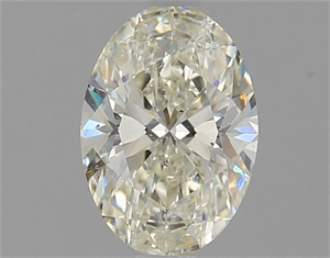 Picture of Natural Diamond 1.03 Carats, Oval with  Cut, K Color, SI2 Clarity and Certified by GIA