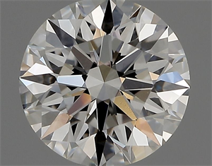 Picture of Natural Diamond 0.71 Carats, Round with Excellent Cut, F Color, VVS2 Clarity and Certified by IGI