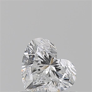 Picture of Natural Diamond 0.60 Carats, Heart with  Cut, D Color, SI1 Clarity and Certified by GIA