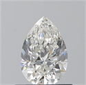 Diamante Natural 0.70 quilates, De pera , Color H, claridad VS2 y certificado GIA