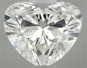 Picture of Natural Diamond 0.60 Carats, Heart with  Cut, L Color, SI2 Clarity and Certified by GIA