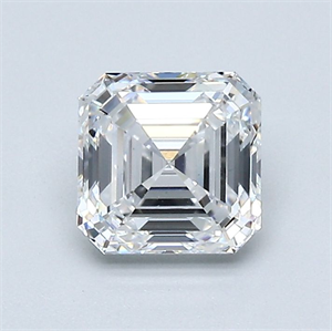 Foto Diamante Natural 1.20 quilates, Asscher , Color D, claridad VS1 y certificado GIA de