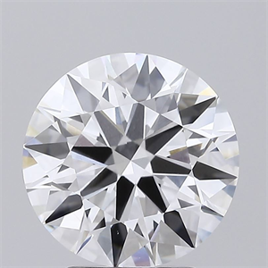 Picture of Lab Grown Diamond 3.01 Carats, Round with Ideal Cut, D Color, VVS1 Clarity and Certified by IGI