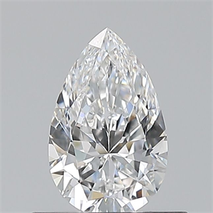 Foto Diamante Natural 0.50 quilates, De pera , Color E, claridad VVS1 y certificado GIA de