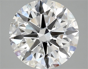 Picture of Lab Grown Diamond 3.09 Carats, Round with Ideal Cut, D Color, VS1 Clarity and Certified by IGI