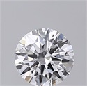 Lab Grown Diamond 1.02 Carats, Round with Excellent Cut, D Color, VVS2 Clarity and Certified by IGI