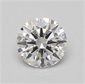 Del inventario de diamantes de laboratorio, 0.70 quilates, Redondo , Color D, claridad VVS2 y certificado IGI