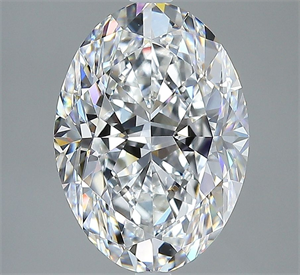 Picture of Natural Diamond 3.51 Carats, Oval with  Cut, E Color, VS1 Clarity and Certified by GIA