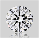 Natural Diamond 0.70 Carats, Round with Excellent Cut, E Color, VVS1 Clarity and Certified by GIA