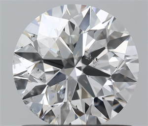 Picture of Natural Diamond 0.90 Carats, Round with Excellent Cut, F Color, SI1 Clarity and Certified by IGI