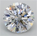 Lab Grown Diamond 1.08 Carats, Round with Excellent Cut, D Color, VS1 Clarity and Certified by IGI