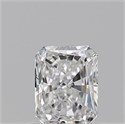 Natural Diamond 0.71 Carats, Radiant with  Cut, D Color, IF Clarity and Certified by GIA