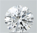 Del inventario de diamantes de laboratorio, 2.08 quilates, Redondo , Color E, claridad VVS2 y certificado IGI
