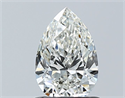 Natural Diamond 0.80 Carats, Pear with  Cut, H Color, VS1 Clarity and Certified by GIA