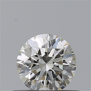 Picture of Natural Diamond 0.40 Carats, Round with Excellent Cut, I Color, IF Clarity and Certified by IGI