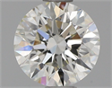 Natural Diamond 0.73 Carats, Round with Excellent Cut, I Color, VVS2 Clarity and Certified by IGI