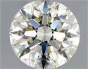 Natural Diamond 0.81 Carats, Round with Excellent Cut, K Color, VVS2 Clarity and Certified by GIA