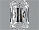 Natural Diamond 0.64 Carats, Radiant with  Cut, F Color, VVS2 Clarity and Certified by GIA