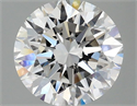 Del inventario de diamantes de laboratorio, 2.07 quilates, Redondo , Color F, claridad VVS2 y certificado IGI