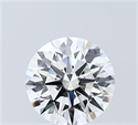 Lab Grown Diamond 2.04 Carats, Round with Ideal Cut, D Color, VVS1 Clarity and Certified by IGI