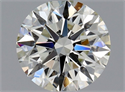 Natural Diamond 0.80 Carats, Round with Excellent Cut, K Color, SI1 Clarity and Certified by GIA