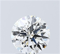 Del inventario de diamantes de laboratorio, 1.55 quilates, Redondo , Color F, claridad VVS2 y certificado IGI