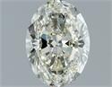 Diamante Natural 1.20 quilates, Ovalado , Color K, claridad SI1 y certificado IGI