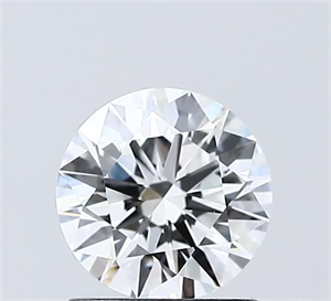 Picture of Lab Grown Diamond 1.05 Carats, Round with Ideal Cut, D Color, VVS2 Clarity and Certified by IGI