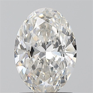 Picture of Natural Diamond 1.20 Carats, Oval with  Cut, H Color, VS2 Clarity and Certified by GIA