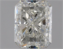 Natural Diamond 1.01 Carats, Radiant with  Cut, J Color, SI1 Clarity and Certified by GIA