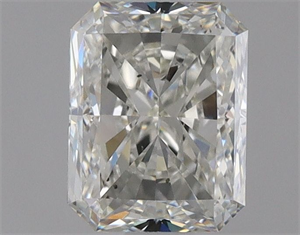 Picture of Natural Diamond 1.01 Carats, Radiant with  Cut, J Color, SI1 Clarity and Certified by GIA