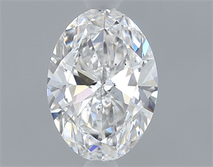 Picture of Natural Diamond 0.50 Carats, Oval with  Cut, E Color, SI1 Clarity and Certified by GIA