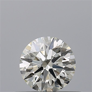 Picture of Natural Diamond 0.41 Carats, Round with Excellent Cut, I Color, IF Clarity and Certified by IGI