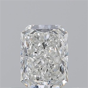 Picture of Natural Diamond 0.50 Carats, Radiant with  Cut, H Color, VS1 Clarity and Certified by GIA