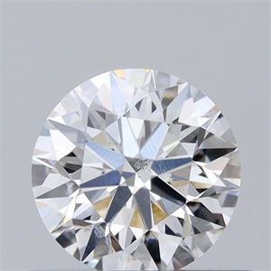 Picture of Natural Diamond 0.54 Carats, Round with Excellent Cut, E Color, SI1 Clarity and Certified by GIA