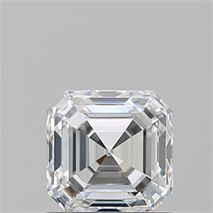 Foto Diamante Natural 1.01 quilates, Asscher , Color H, claridad VVS1 y certificado GIA de