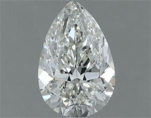 Foto Diamante Natural 0.70 quilates, De pera , Color H, claridad SI1 y certificado IGI de