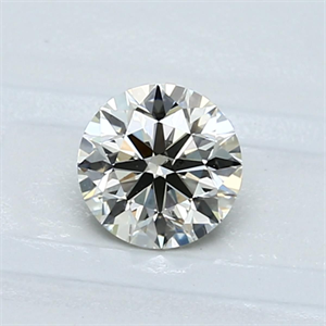 Picture of Natural Diamond 0.70 Carats, Round with Very Good Cut, L Color, SI1 Clarity and Certified by GIA