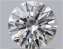 Diamante Natural 0.75 quilates, Redondo , Color E, claridad IF y certificado GIA