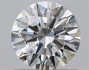 Foto Diamante Natural 0.75 quilates, Redondo , Color E, claridad IF y certificado GIA de