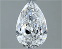 Diamante Natural 1.00 quilates, De pera , Color E, claridad SI1 y certificado IGI