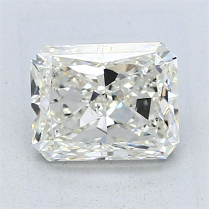 Picture of Natural Diamond 1.50 Carats, Radiant with  Cut, J Color, SI1 Clarity and Certified by GIA