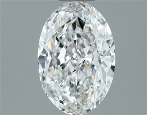 Picture of Natural Diamond 0.70 Carats, Oval with  Cut, H Color, SI1 Clarity and Certified by GIA