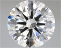 Lab Grown Diamond 7.03 Carats, Round with Ideal Cut, F Color, VVS2 Clarity and Certified by IGI
