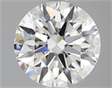 Del inventario de diamantes de laboratorio, 1.51 quilates, Redondo , Color E, claridad VVS2 y certificado IGI