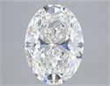 Natural Diamond 4.01 Carats, Oval with  Cut, E Color, SI1 Clarity and Certified by GIA
