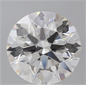 Lab Grown Diamond 4.60 Carats, Round with Ideal Cut, F Color, VVS2 Clarity and Certified by IGI